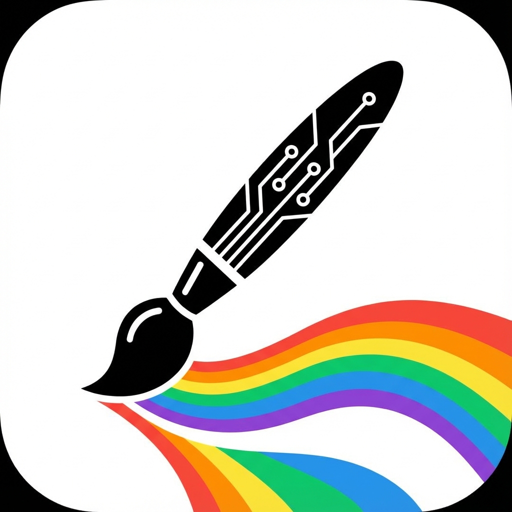 AI Coloring Page Logo